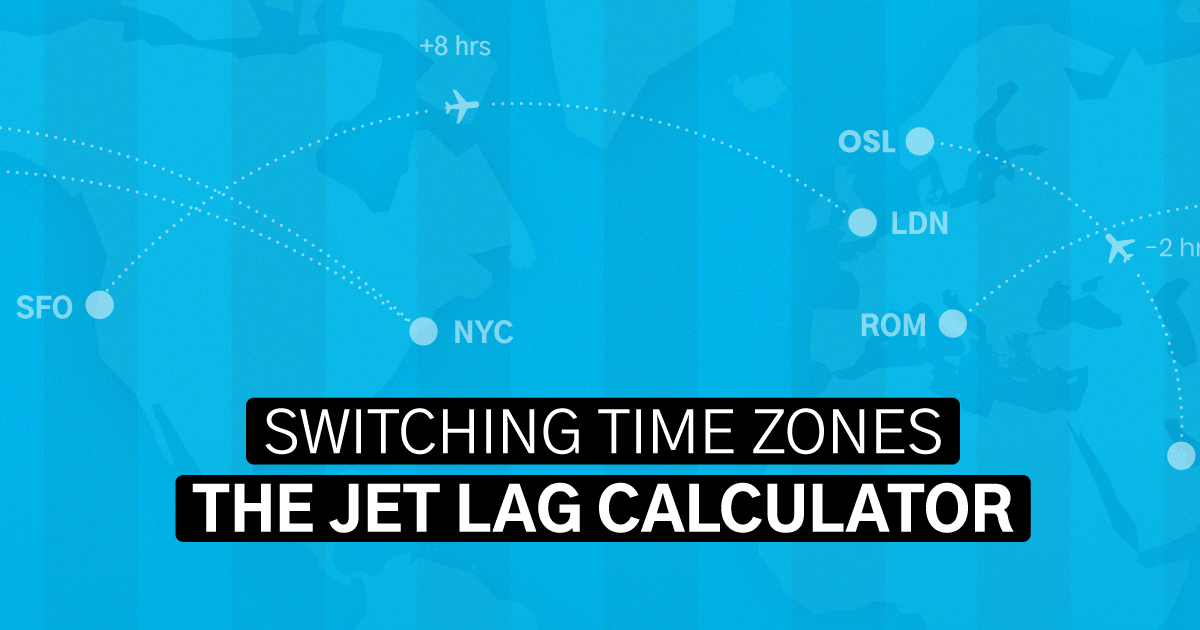 Jet Lag Calculator How to Avoid Jet Lag Sleep Junkie