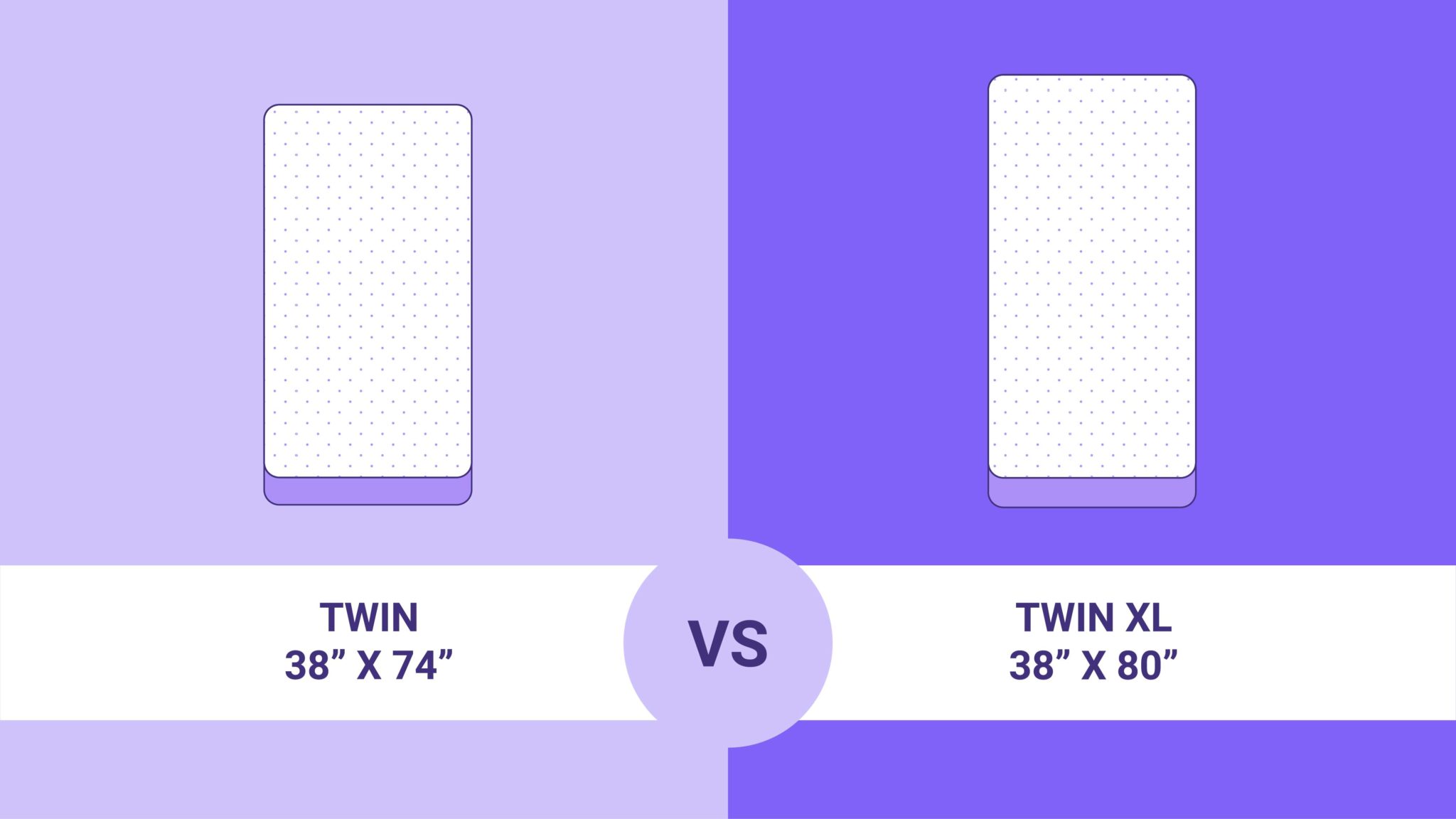 twin xl size mattress dimensions in inches