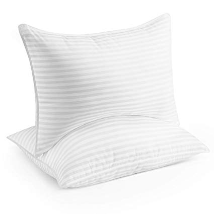 100% Premium Cotton Sognare the Finest Soft Hypoallergenic Queen Size Pillow 