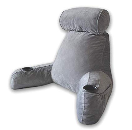 Details about   Reading Pillow-Shredded Foam Reading Pillow With Detachable Neck Roll Pillow 