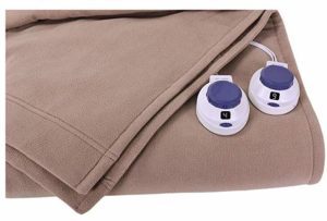 Soft Heat by Perfect Fit Luxury Fleece Electric Heated Blanket