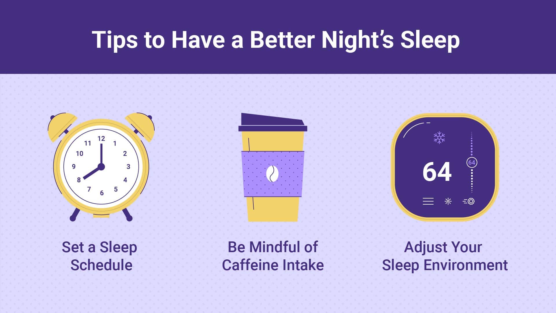 Tips to have a Better Night's Sleep