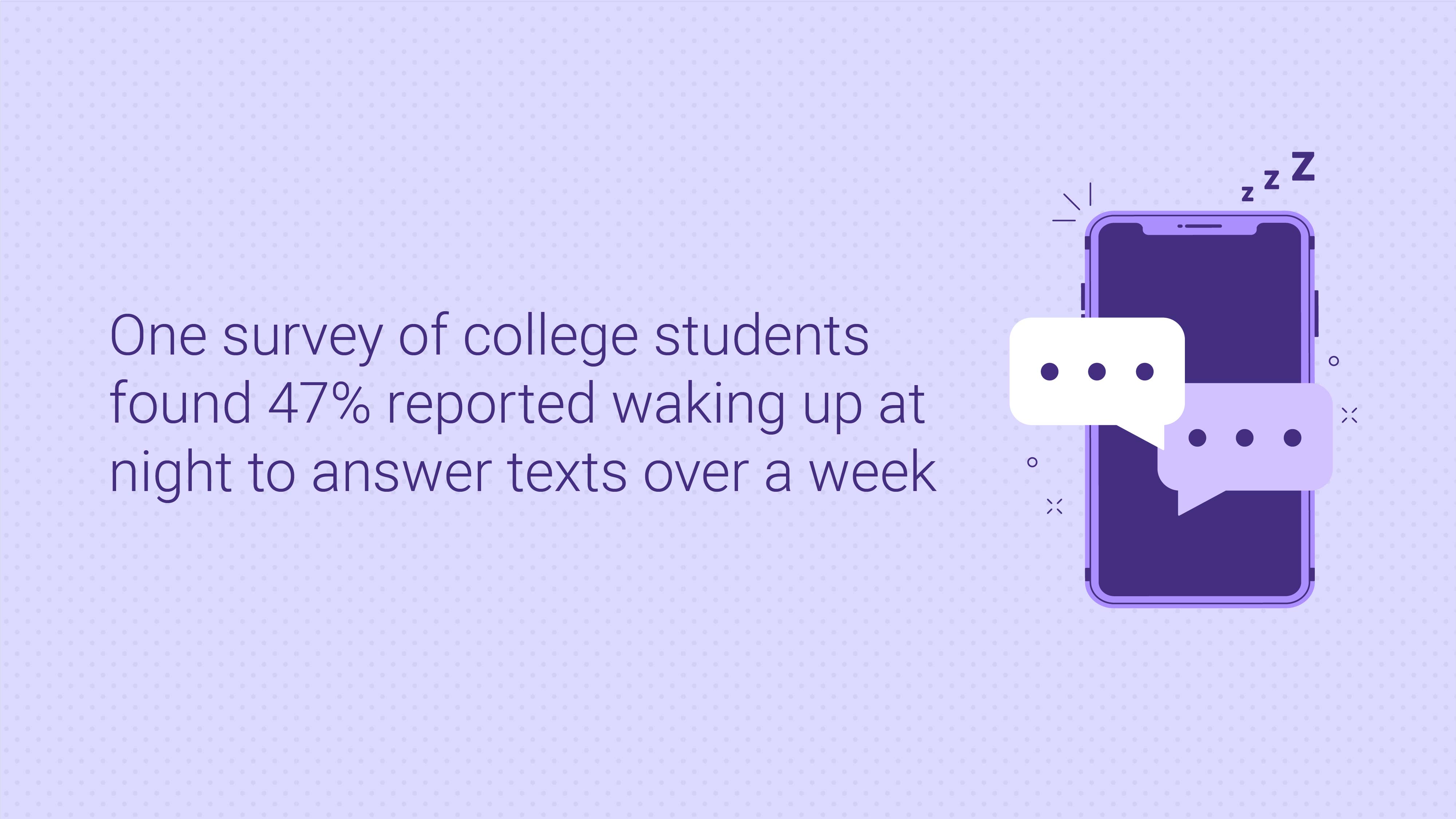 college survey sleep study