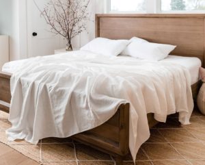 rough linen sheets