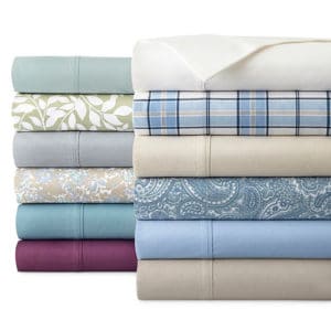 JCPenny Easy Care Sheet Set