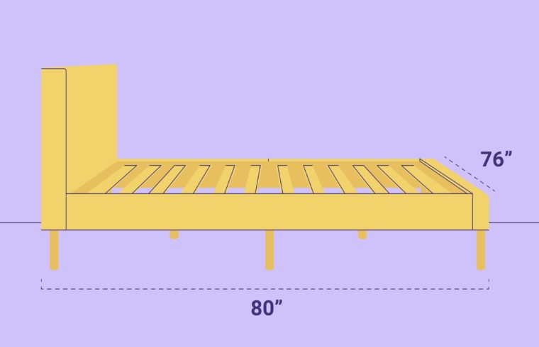 King Size Bed Frame Dimensions