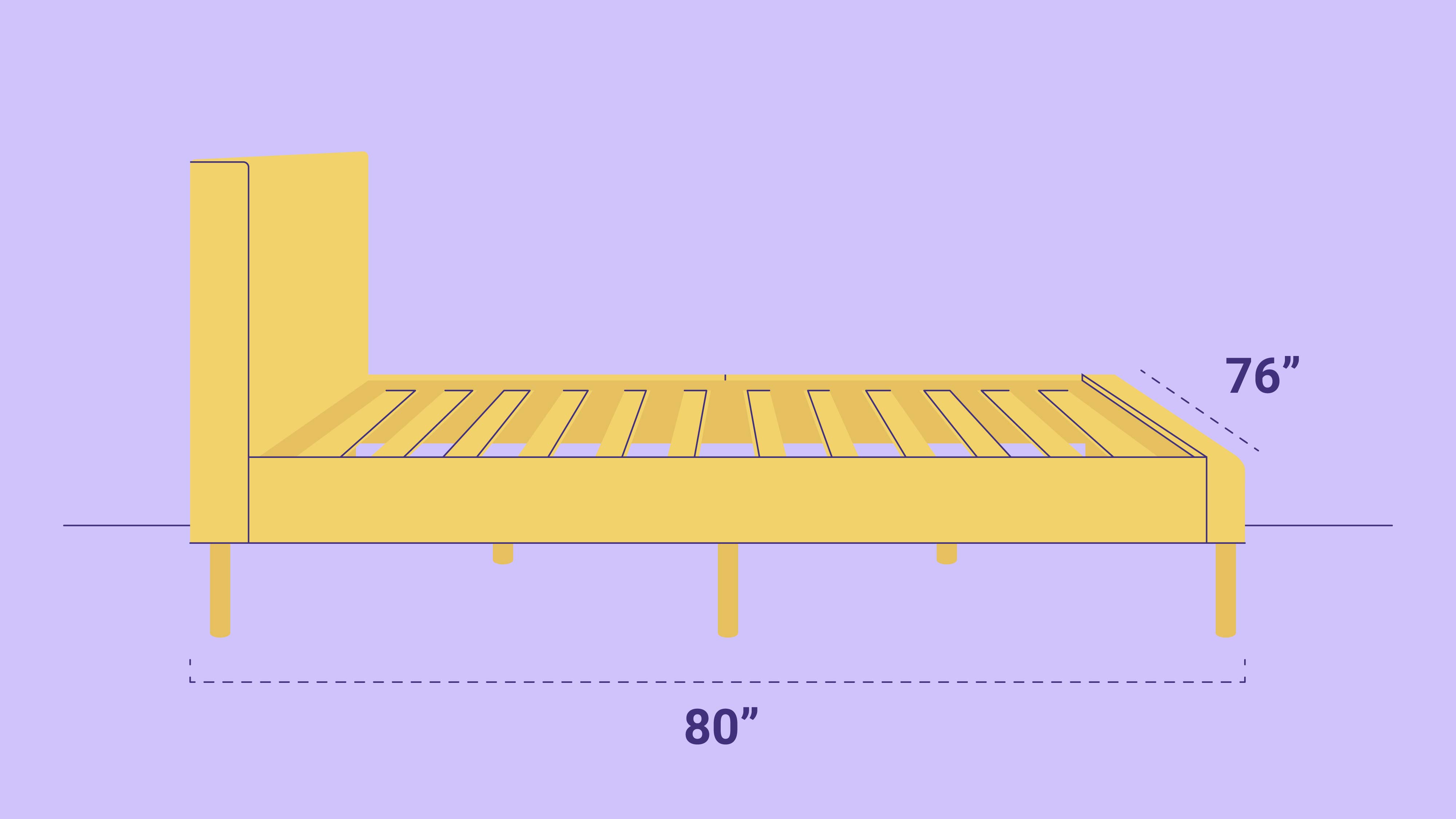 King Size Bed Frame Dimensions