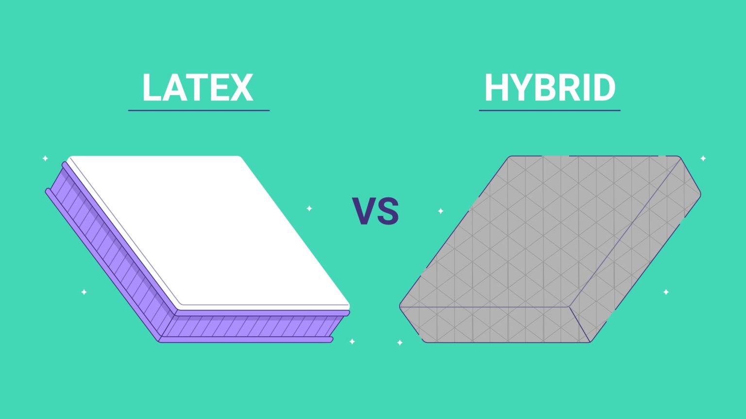 Latex vs. Hybrid What’s the Difference? Sleep Junkie