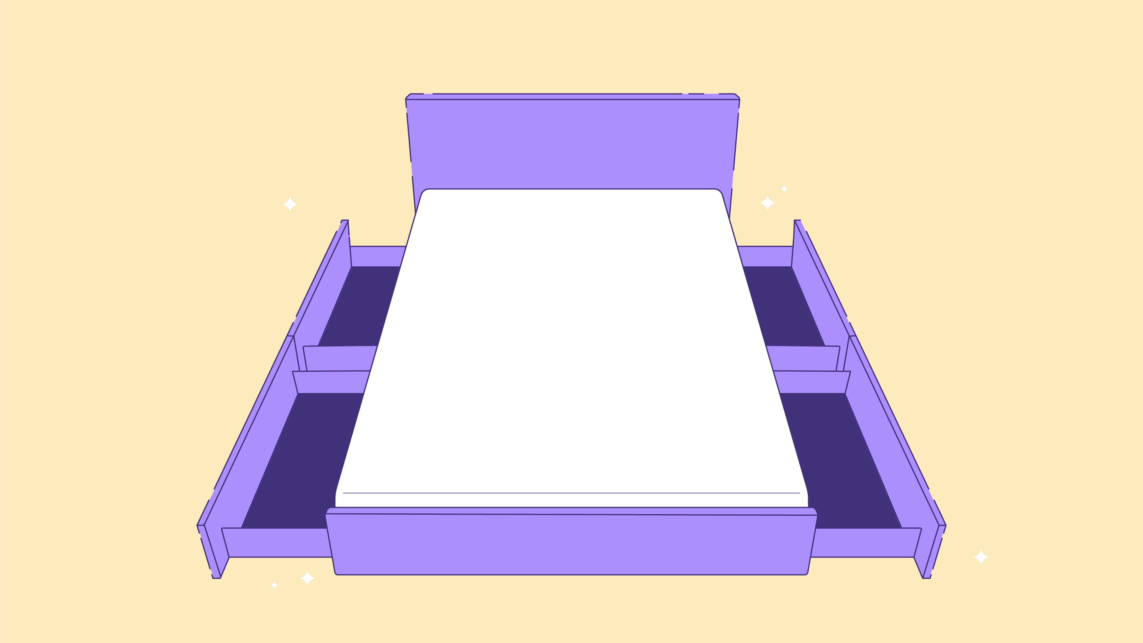 queen size platform frame mattress firm