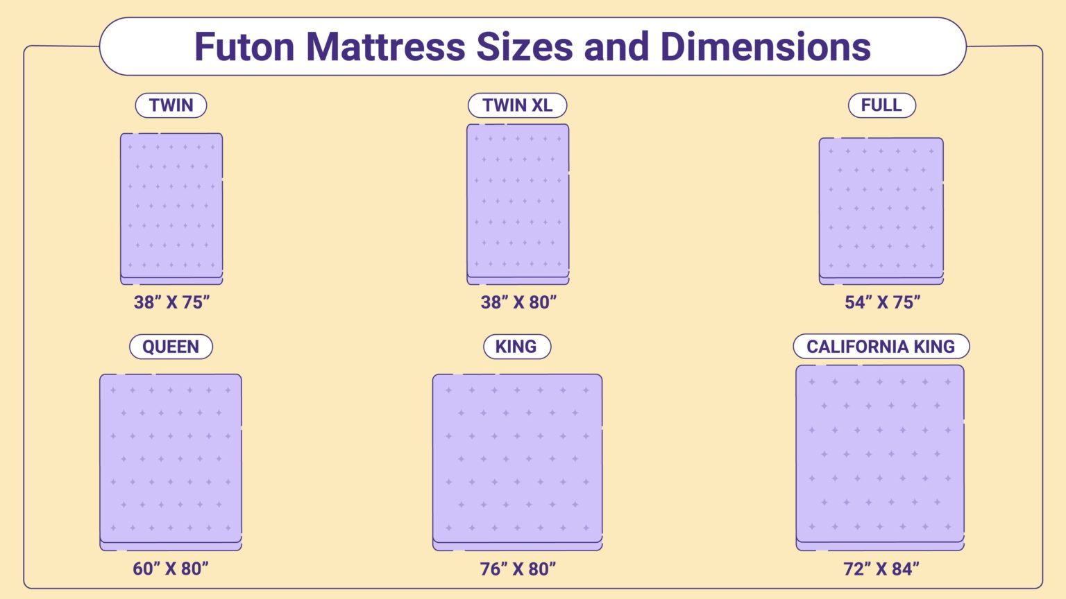 8 inch full size futon mattress cover