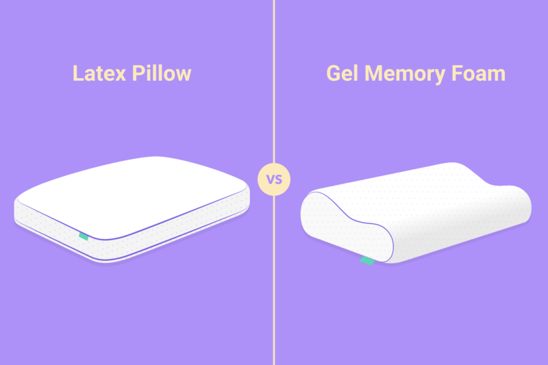 Latex memory foam pillow outlet