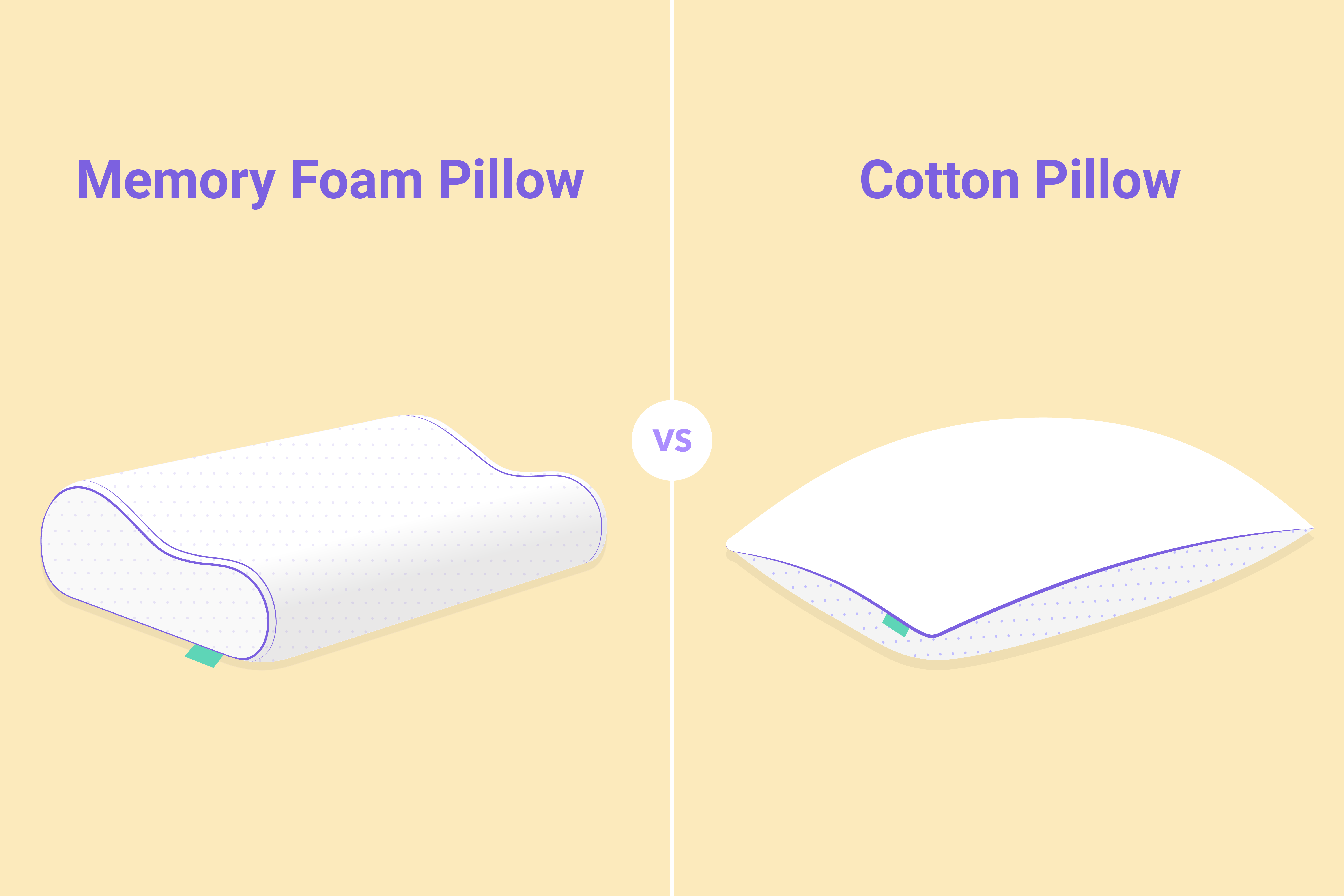 Are cotton pillows good sales